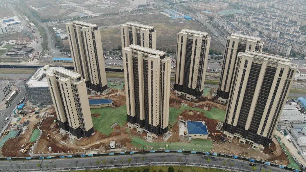 泰山经济适用房片区H地块室外施工最先！！！